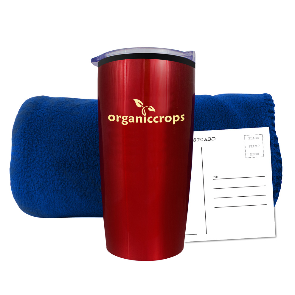 Fleece Blanket Tumbler Combo Set - FB101 & BTL200